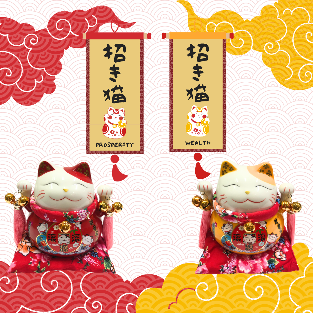 Blessing Charms - Maneki-Neko of Wealth