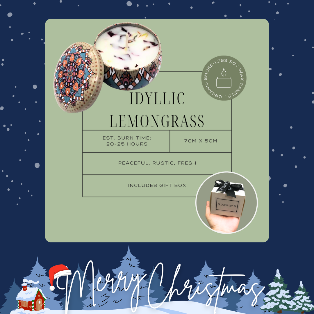 Christmas - Candles - I Can Candle: Idyllic Lemongrass