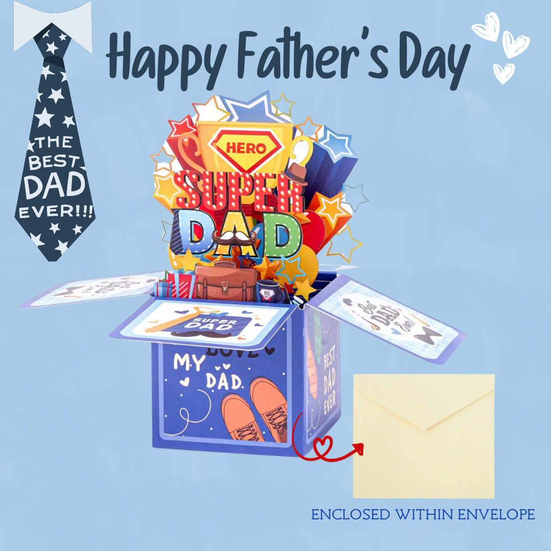 Father's Day Exclusive Gift - Super Hero Dad Mini Standee