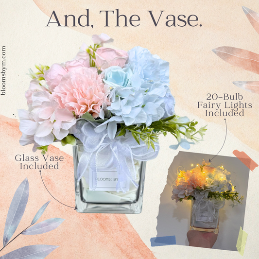Floral Laura, And The Vase - Faux Flowers