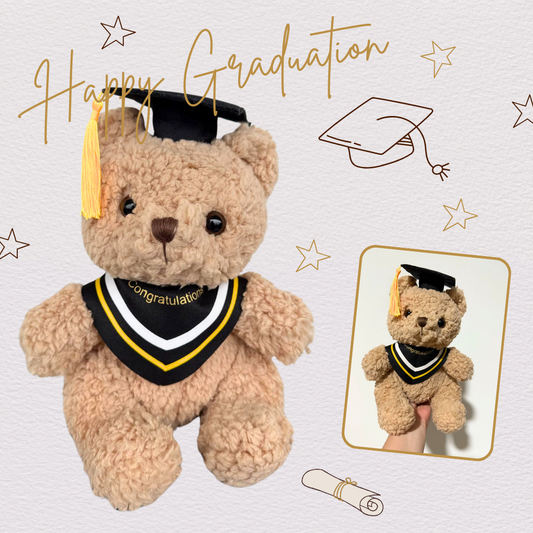 Grady Graduation Bear - Soft Toy Plushie