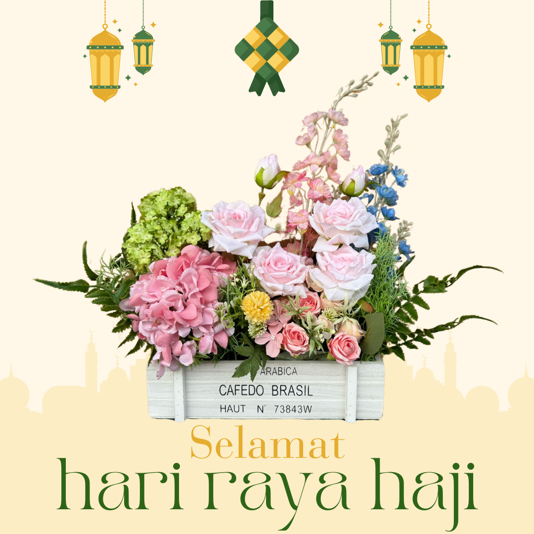 Hari Raya Haji - Charming Garden Moet - Faux Flowers