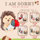 I am Sorry: Hedgehog+Soap Flower Rose Bouquet Box-Colette Mini Bundle