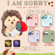 I am Sorry: Hedgehog + I Can Candles Bundle
