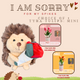 I am Sorry: Hedgehog+Faux Tulips Flower Box-Tyra Tulips Mini Bundle