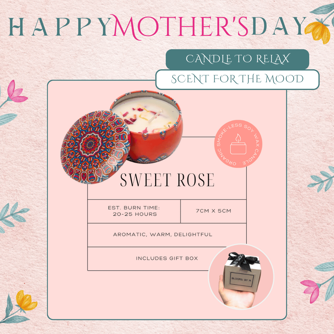 World's Best Mum Bundle - Soap Flowers Bouquet - Carnations & Roses in Pink