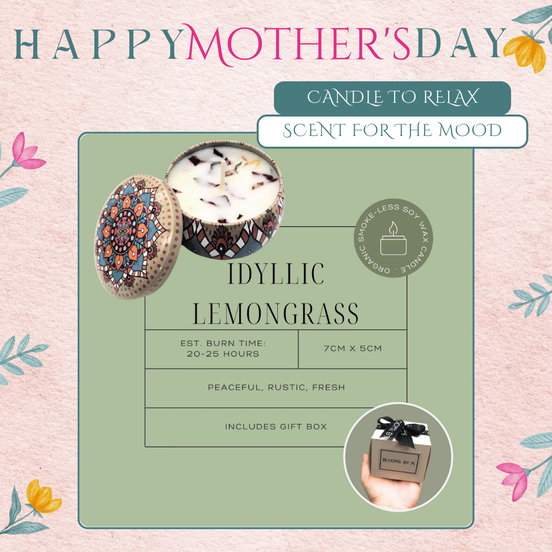 World's Best Mum Bundle - Preserved Flowers - Unicorn Spell in Blue