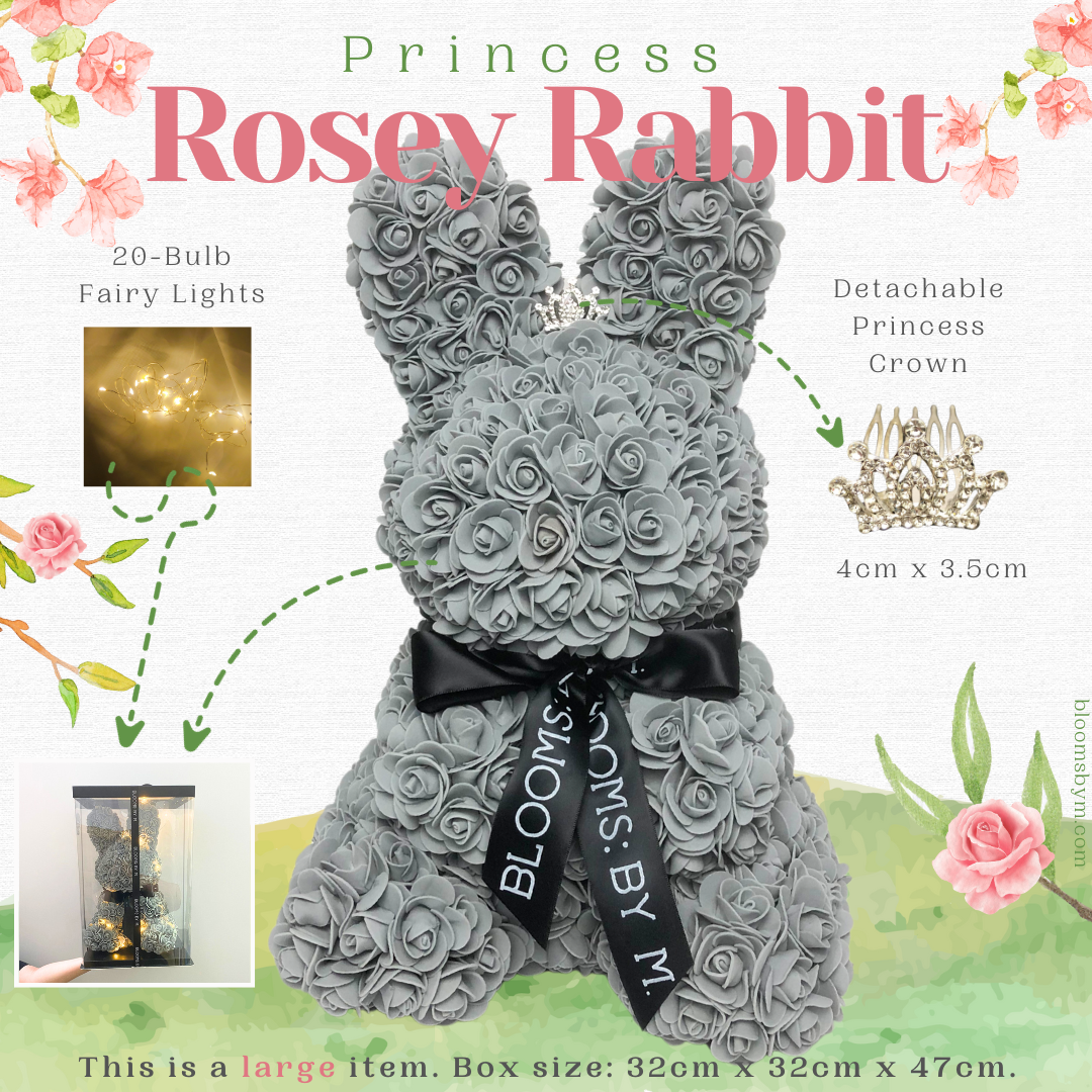 Top 10 Best Selling Flowers - (Premium-Large) Foam Flower - Princess Rosey Rabbit