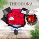 Theodora in Red - Soap Flowers Bouquet