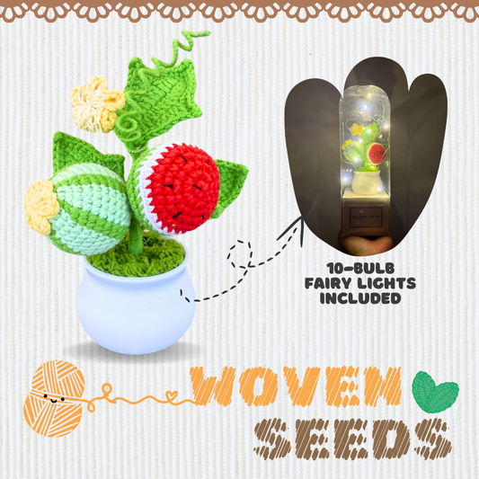 Woven Seeds - Crochet Plants - Watermelon