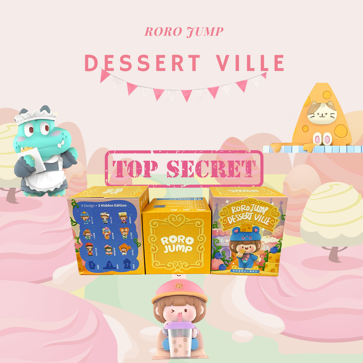 Blind Box: Rorojump Dessert Town (1 Box)