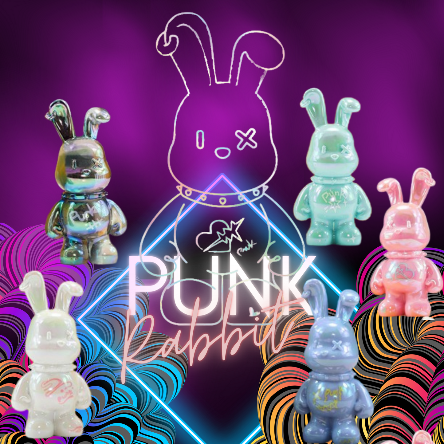 Blind Box: Punk Rabbit (1 Box)