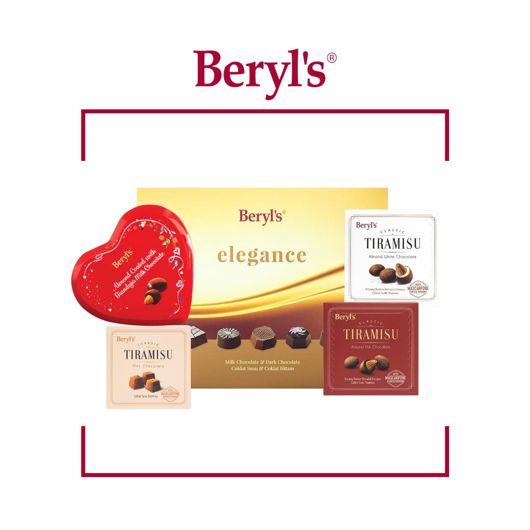 [Halal] Beryl's Elegance Milk & Dark Chocolate (160G)