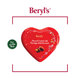 [Halal] Beryl's Heart Tin Almond Coated with Gianduja Milk Chocolate (80G)
