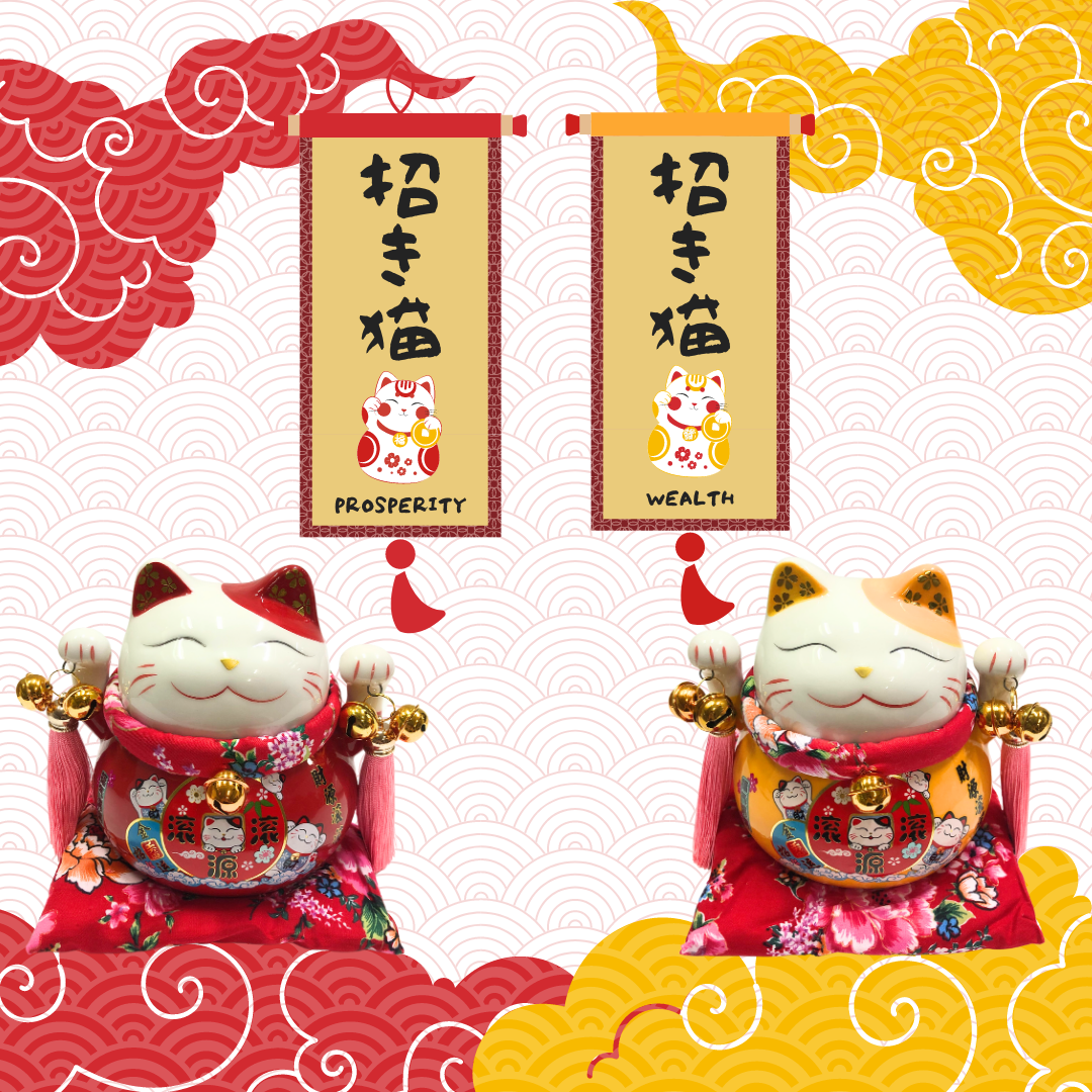 Blessing Charms - Maneki-Neko of Prosperity