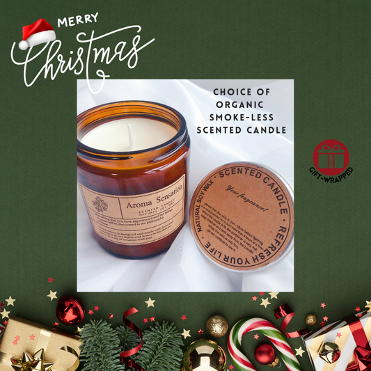 Christmas - Nature's Scent: Organic Smokeless Candle