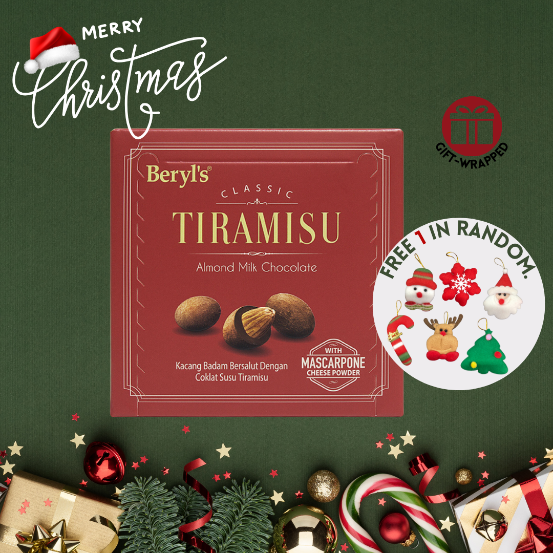 Christmas - [Halal] Beryl's Tiramisu Almond Milk Chocolate (65G)