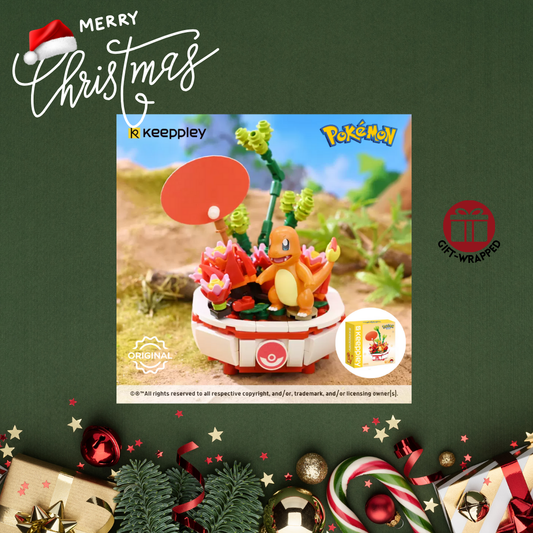 Christmas - Pokemon: Charmander with Blooms ©®™