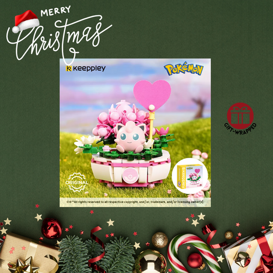 Christmas - Pokemon: Jigglypuff with Blooms ©®™