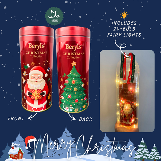 [Halal] Beryl's Christmas Tin Mint and Bitter Choc (90G)