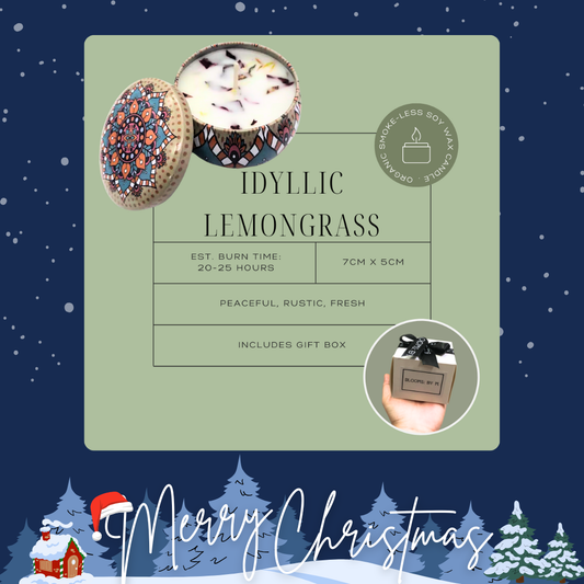 Christmas - Candles - I Can Candle: Idyllic Lemongrass