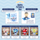 Father's Day Bouquet Bundle - Best Dad Mug + Best Dad Standee + Aria Petite