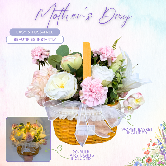 Mother's Day - For A Beautiful Home - Peaceful Paula - Faux Flowers