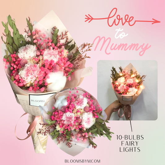 Mother's Day Special: Love to Mummy - Carnations Pink