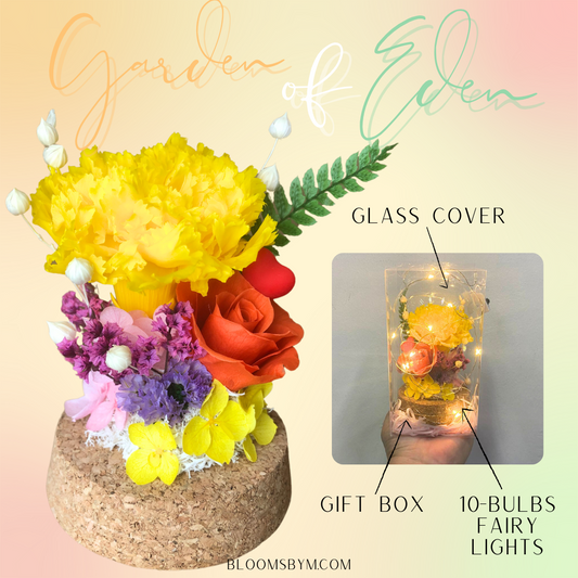 Mother's Day Special: Garden of Eden - Carnations Yellow (Small)