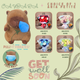 Get Well Soon Capybara + Soap Flower Rose Bouquet Aria Petite Bundle