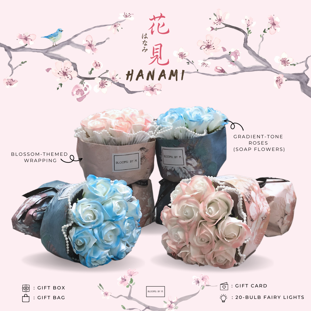 Valentine's Day - Top 10 Best Selling Flowers - Soap Flower Roses Bouquet Box -  Hanami [ 花 見 - はなみ]