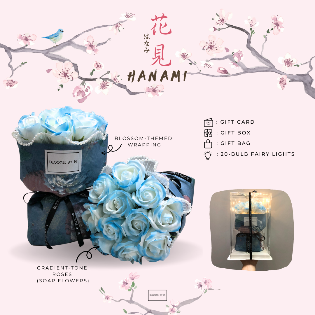 Valentine's Day - Top 10 Best Selling Flowers - Soap Flower Roses Bouquet Box -  Hanami [ 花 見 - はなみ]