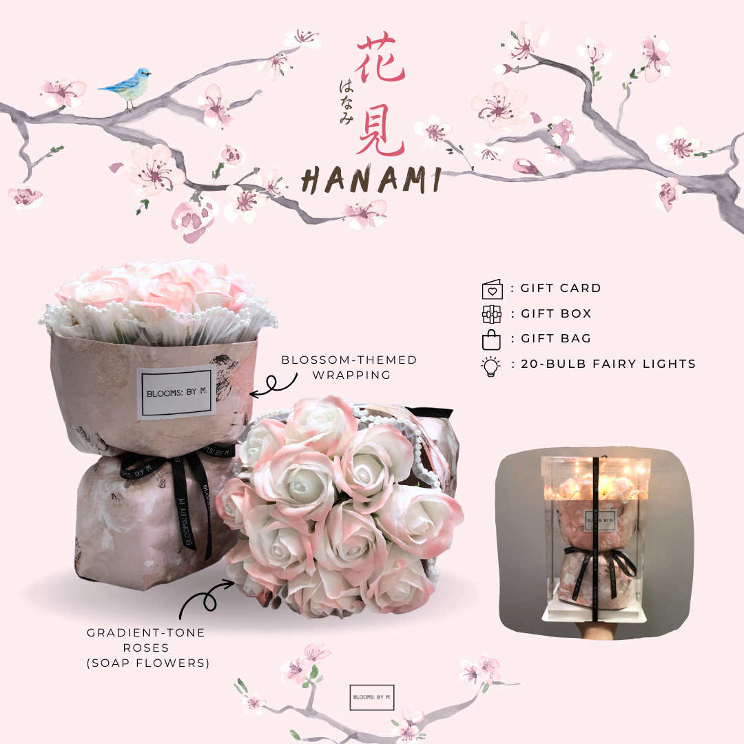 Valentine's Day - Top 10 Best Selling Flowers - Soap Flower Roses Bouquet Box -  Hanami [ 花 見 - はなみ]