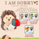 I am Sorry: Hedgehog + Crochet Woven Bouquet Box Bundle