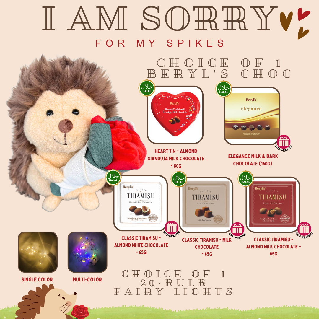 [Halal]I am Sorry: Hedgehog + Beryl's Chocolates Bundle