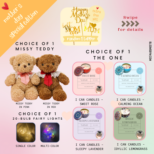 Mother's Day Bundle - Missy Teddy + I Can Candles