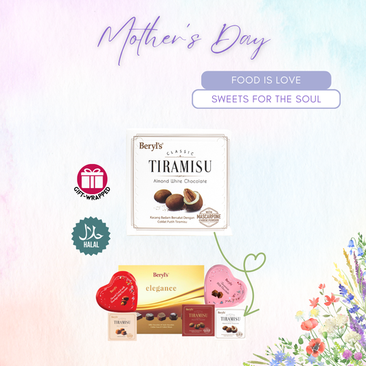 Mother's Day - [Halal] Beryl's Tiramisu Almond White Chocolate (65G)