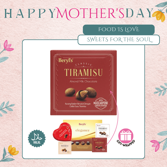 Mother's Day Add-Ons - TiramisuAlmondMilkChoc(65G)w/Gift Wrap