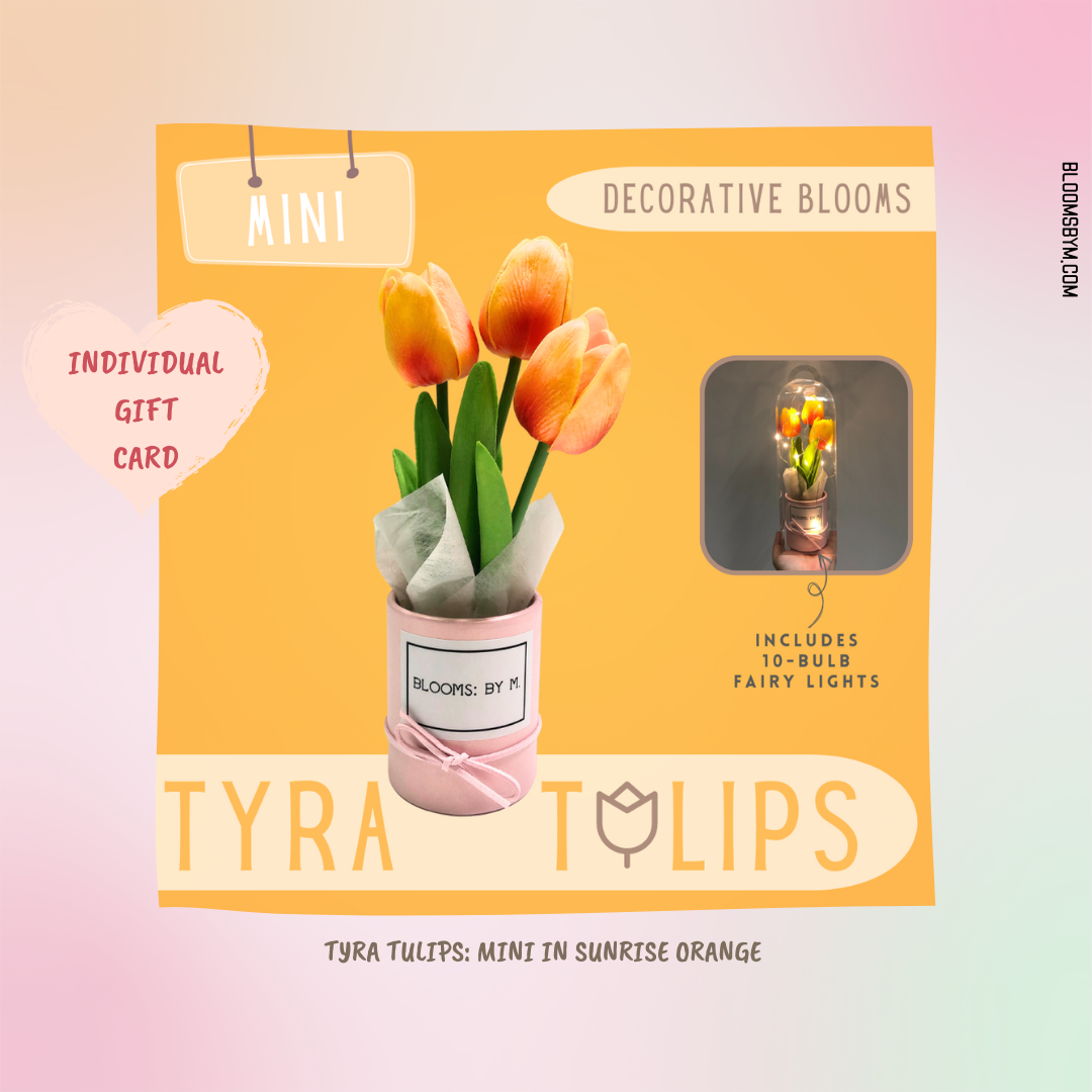 Mother's Day Bulk Bundle - 4 x Faux Tulips Flower Box Tyra Tulips Mini