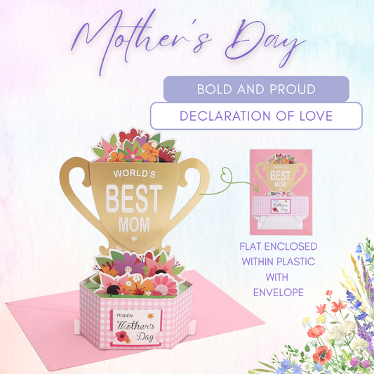 Mother's Day Exclusive Gift - World's Best Mom Mini Paper Standee