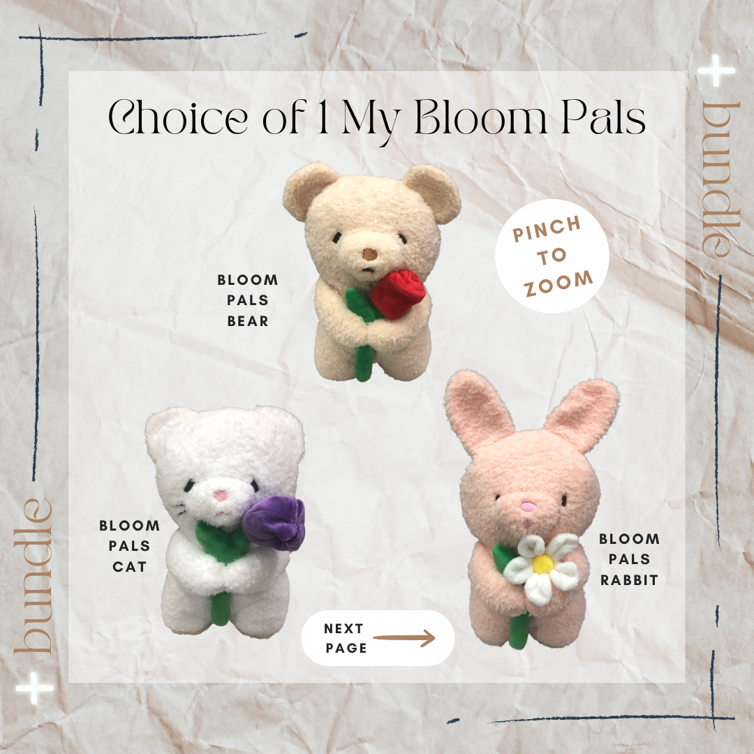 My Scented Bloom Pals + Soap Flowers Misty Bouquet Bundle