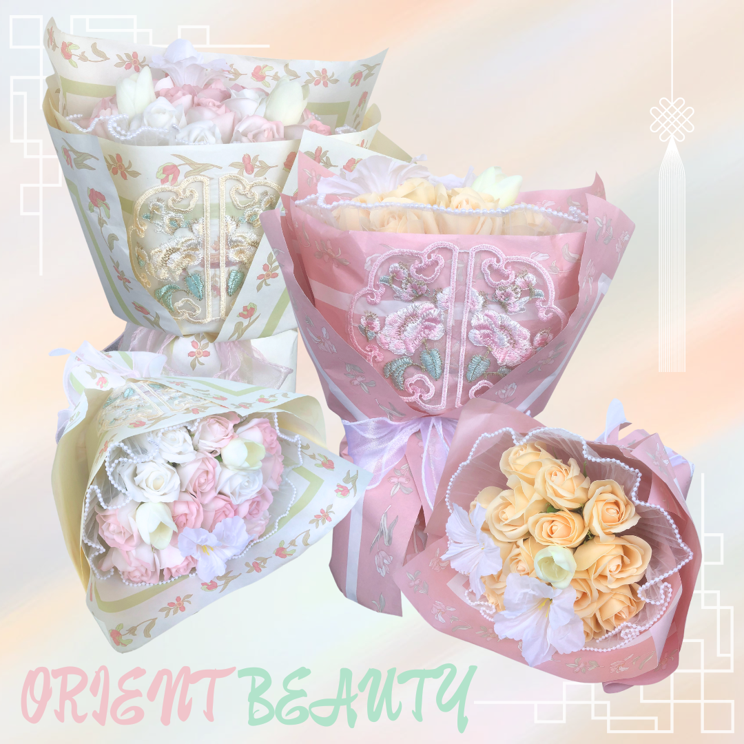 Orient Beauty - Qian (Soap Faux Flowers Bouquet)