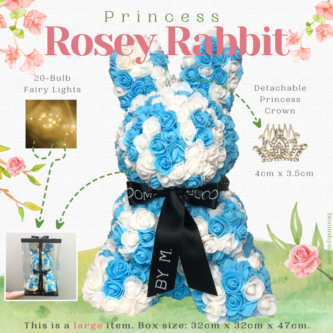 Rosey Rabbit And Ribbit Top 4 - (Premium-Large) Foam Flower - Princess Rosey Rabbit – BLOOMS: BY M.