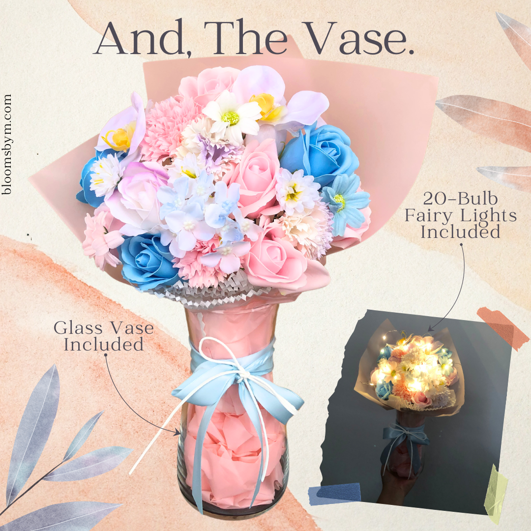 Sweet Gloria, And The Vase -  Soap and Faux Flowers