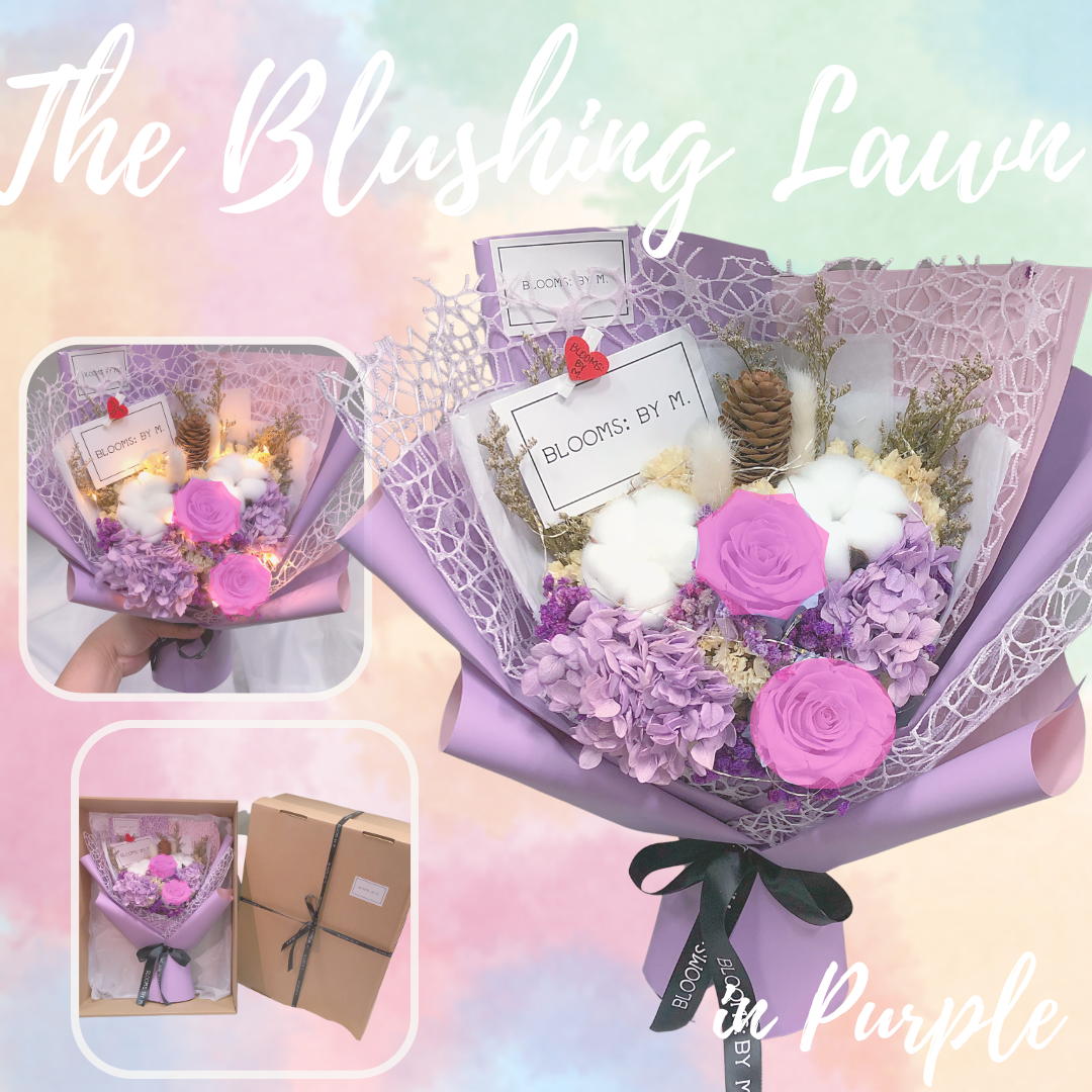 Valentine's Day - Top 10 Best Selling Flowers - Preserved Rose Flower Bouquet Box - The Blushing Lawn