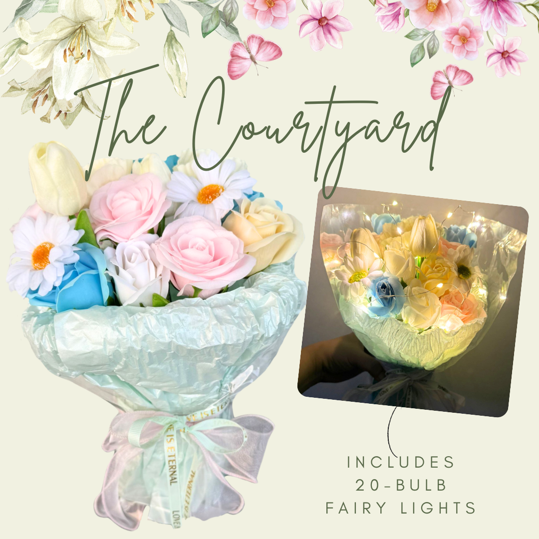 The Courtyard - Blyia (Soap + Faux Flower Bouquet)