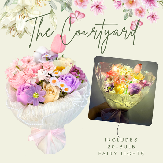 The Courtyard - Whyia (Soap + Faux Flower Bouquet)