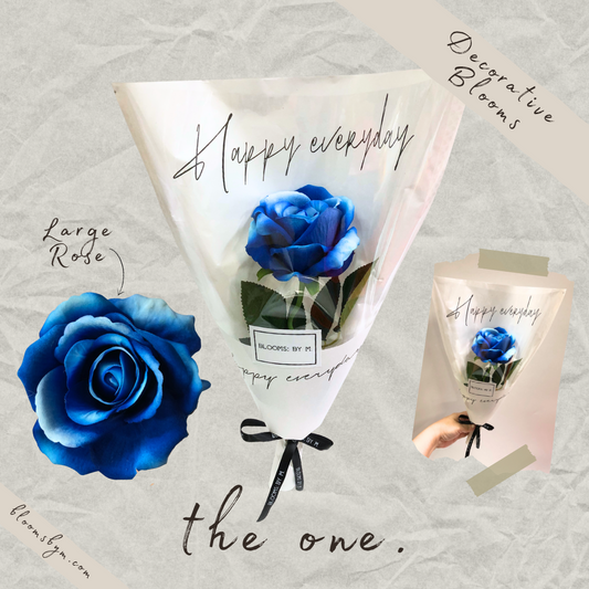 The One - Blue Rose (Faux Flower)