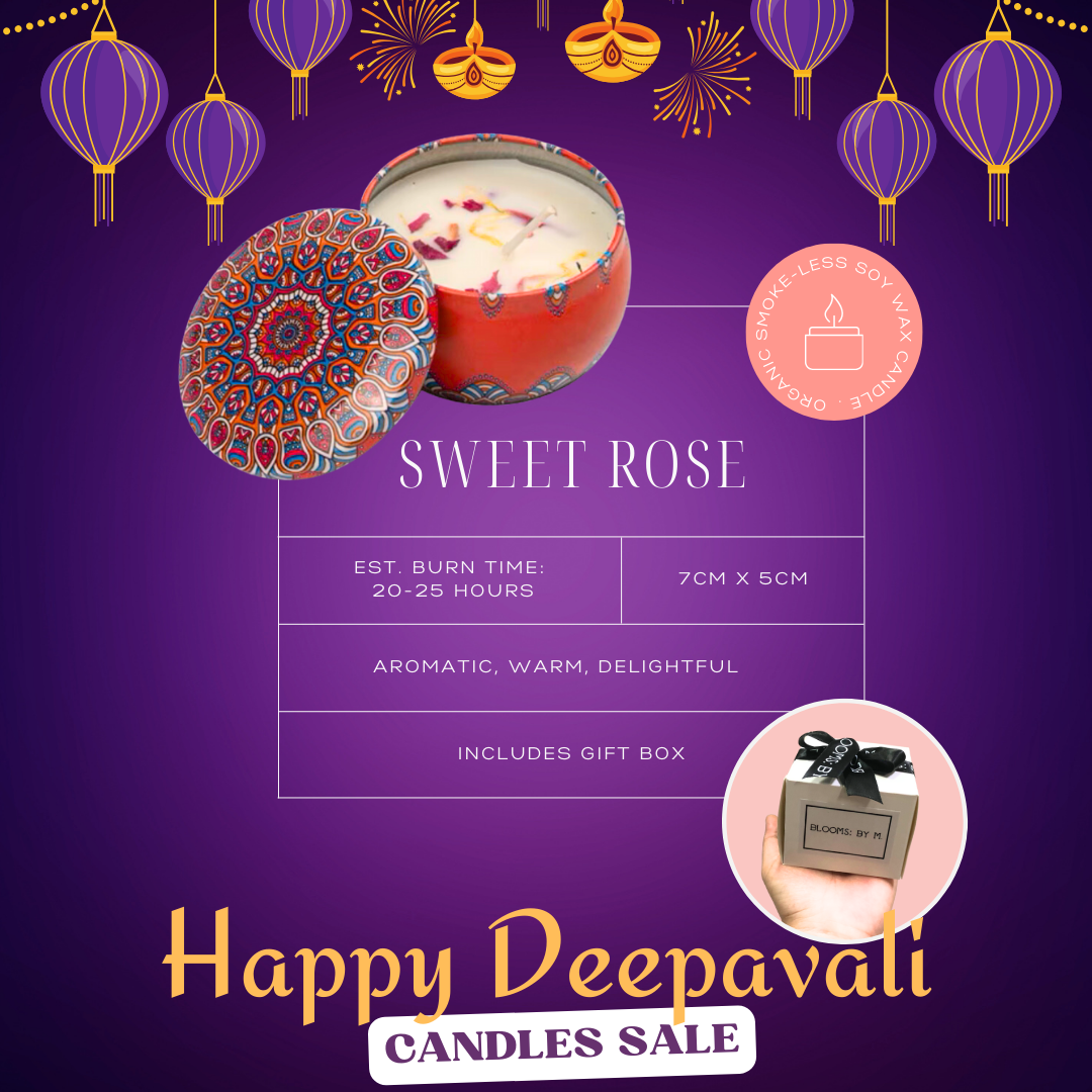 Deepavali - I Can Candle: Sweet Rose