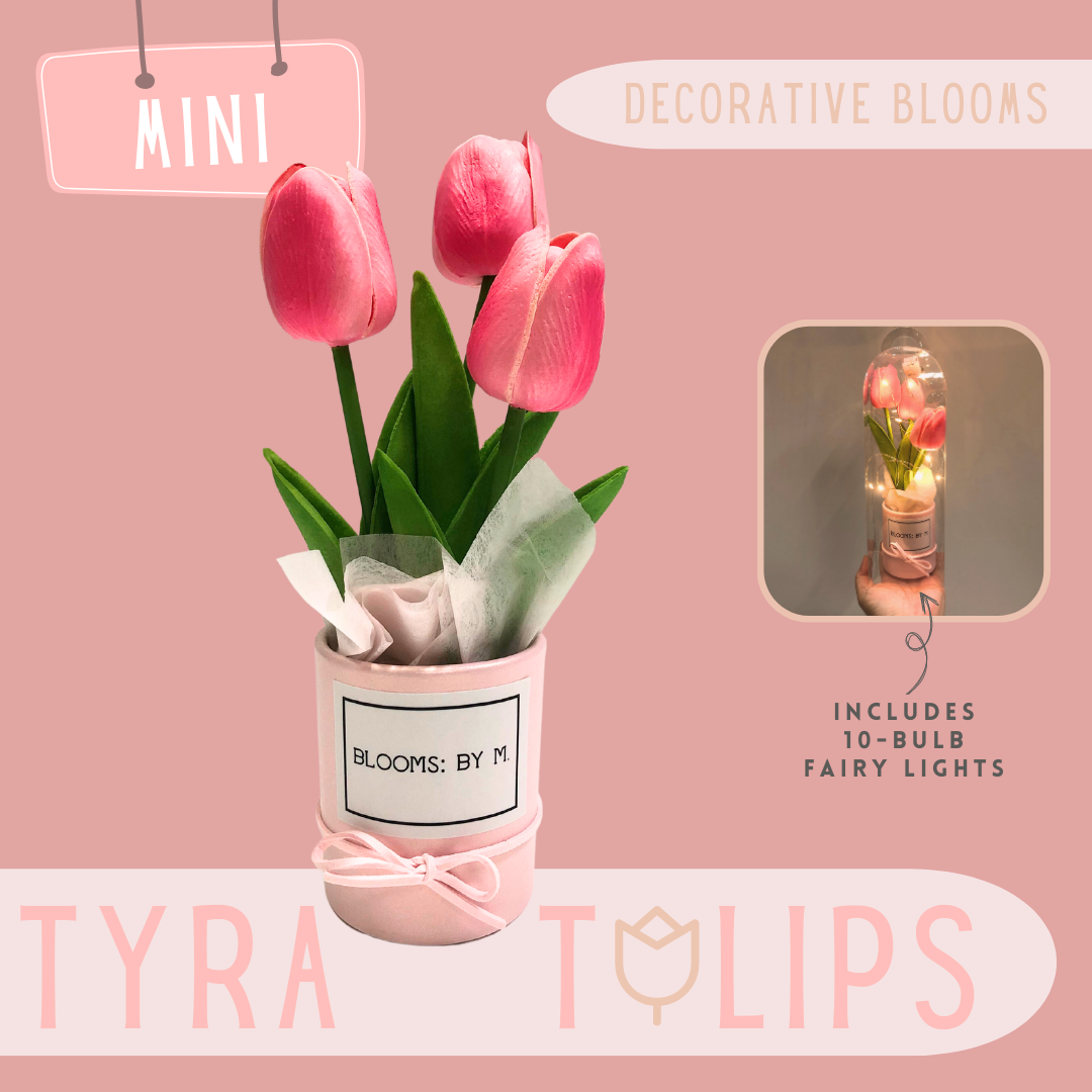 Galentine's Day - Tyra Tulips Mini (Faux Flowers) Bundle